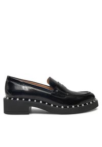 Stuart Weitzman Lordsy Reverie Loafer SK032 Czarny. Kolor: czarny. Materiał: skóra, lakier #1