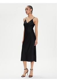 Armani Exchange Sukienka letnia 8NYA59 YNZ5Z 1200 Czarny Regular Fit. Kolor: czarny. Materiał: syntetyk. Sezon: lato #1