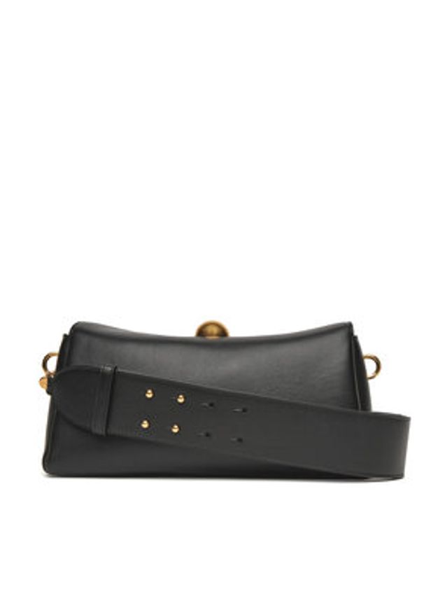 AMI PARIS Torebka ULL027.AL0103 Czarny. Kolor: czarny. Materiał: skórzane. Styl: street