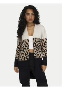 only - ONLY Kardigan Jade 15294968 Beżowy Regular Fit. Kolor: beżowy. Materiał: syntetyk #4
