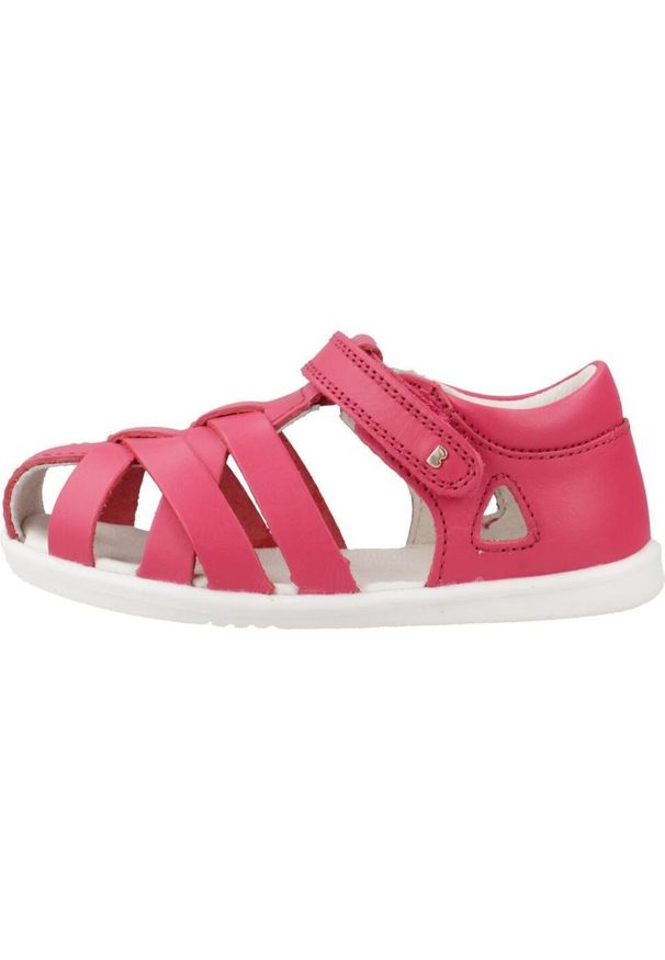 Sandały BOBUX TROPICANA II Rose. Kolor: różowy. Materiał: skóra. Sezon: lato