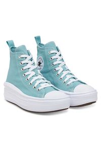 Converse Trampki Chuck Taylor All Star Move Platform A10703C Zielony. Kolor: zielony. Materiał: materiał. Obcas: na platformie #3