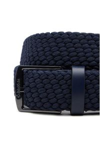 Calvin Klein Pasek Męski Ck Casual Elastic Braided 35Mm K50K512839 Granatowy. Kolor: niebieski. Materiał: materiał. Styl: casual