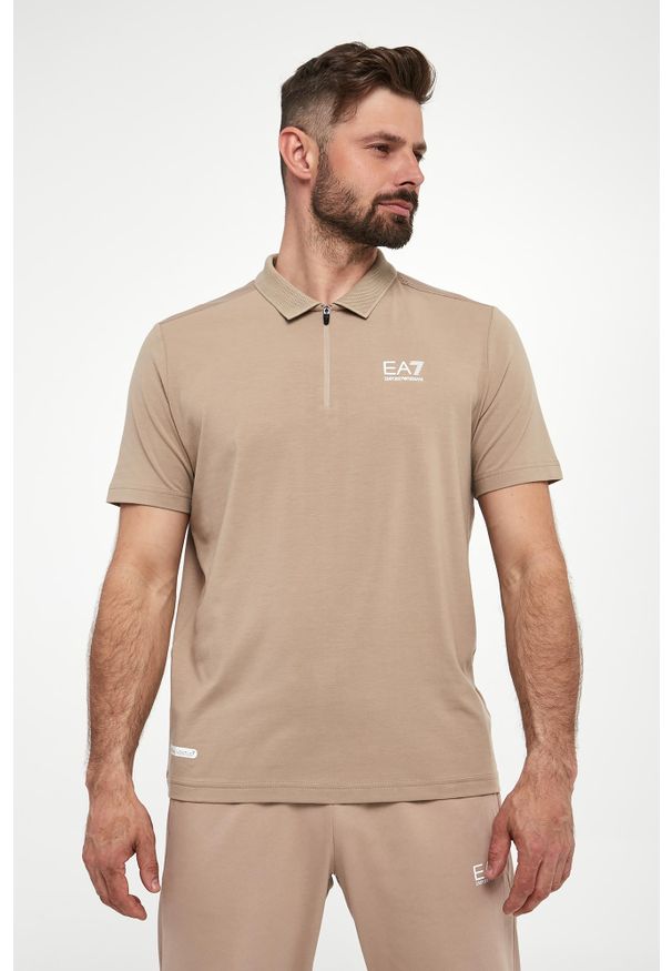 EA7 Emporio Armani - Polo męskie EA7 EMPORIO ARMANI. Typ kołnierza: polo