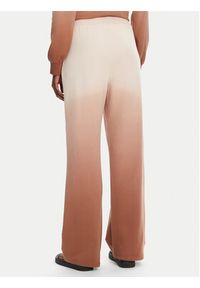 Liu Jo Sport Spodnie dresowe TA5116 FS090 Beżowy Relaxed Fit. Kolor: beżowy. Materiał: bawełna