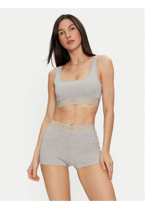 VERSACE - Versace Bokserki Topeka 1008599 Szary. Kolor: szary. Materiał: bawełna