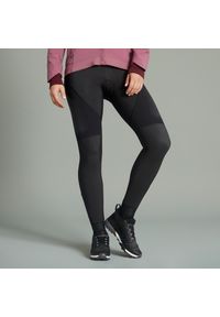 ROCKRIDER - Spodnie rowerowe MTB damskie Rockrider zimowe. Kolor: czarny. Materiał: poliamid, materiał, elastan. Długość: długie. Sezon: zima. Sport: kolarstwo #1