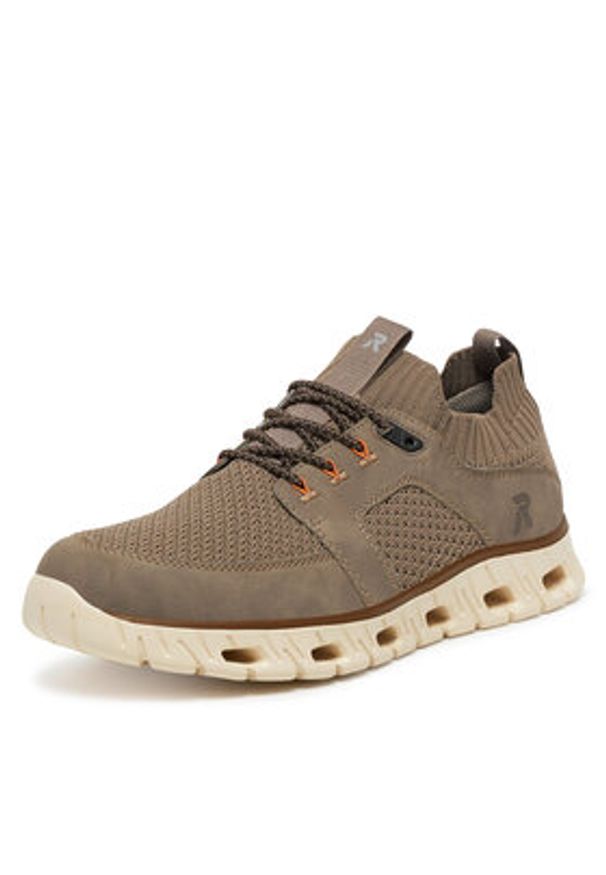Rieker Sneakersy 04351-64 Szary. Kolor: szary. Materiał: materiał