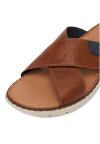 Rieker Klapki CEO-25283-22 Brązowy. Kolor: brązowy. Materiał: materiał #6