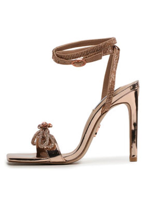 Steve Madden Sandały Unleash SM11002333-686 Złoty. Kolor: złoty. Materiał: syntetyk