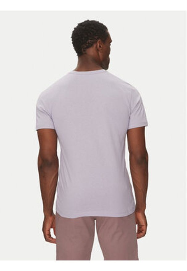 BOSS T-Shirt 50508584 Fioletowy Regular Fit. Kolor: fioletowy. Materiał: bawełna
