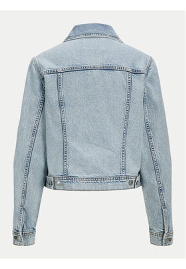 JJXX Kurtka jeansowa Alys 12269101 Niebieski Regular Fit. Kolor: niebieski. Materiał: bawełna