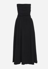 Born2be - Czarna Sukienka z Bawełny Typu Bodycon Filarose. Okazja: na co dzień, na imprezę, na randkę. Kolor: czarny. Materiał: bawełna. Typ sukienki: bodycon. Styl: klasyczny, elegancki, casual #4