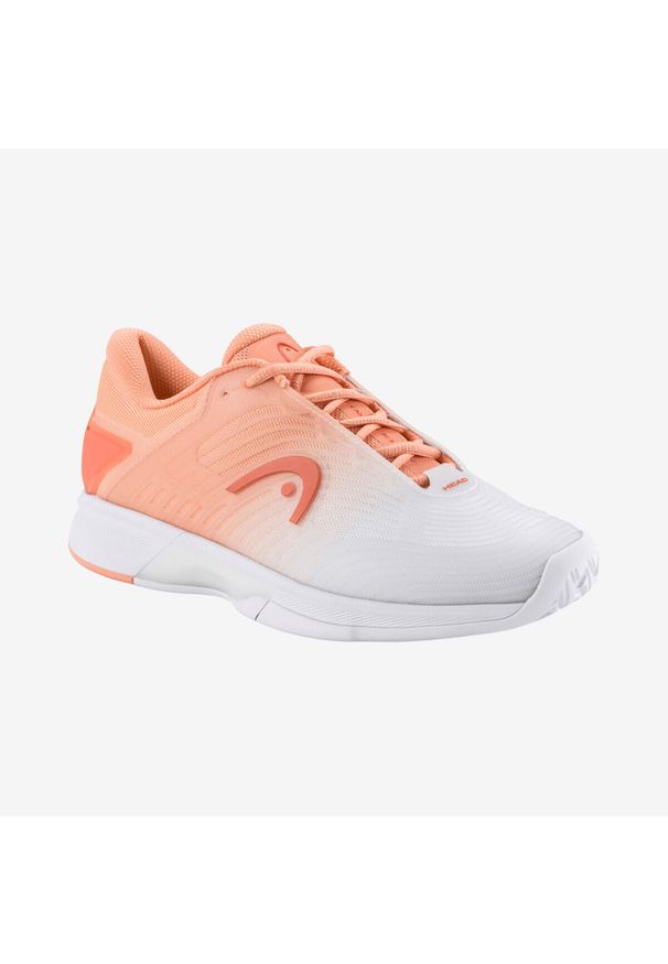 Damskie buty do tenisa Head Revolt Pro 45. Kolor: różowy, pomarańczowy, wielokolorowy. Szerokość cholewki: normalna. Sport: tenis