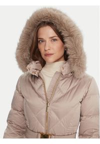 Marciano Guess Płaszcz zimowy 5BGL39 7374A Écru Regular Fit. Materiał: syntetyk. Sezon: zima #8