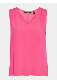 Vero Moda Top Brit 10286648 Różowy Loose Fit. Kolor: różowy. Materiał: wiskoza #3