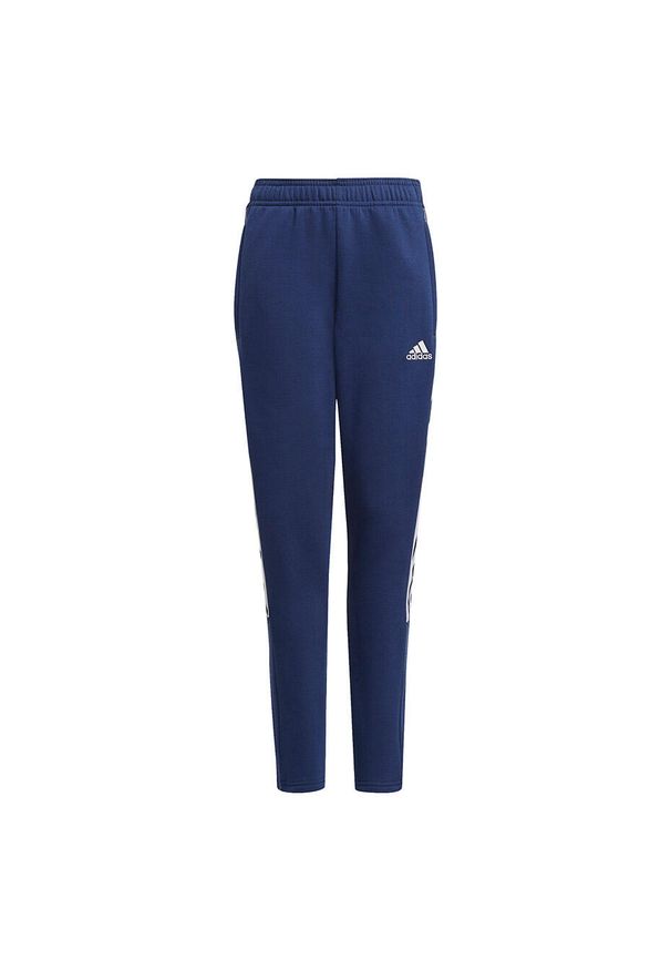 Adidas - Spodnie piłkarskie dla dzieci adidas Tiro 21 Sweat. Kolor: niebieski, biały, wielokolorowy. Sport: piłka nożna