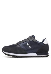 BOSS - Boss Sneakersy Parkour-L Runn 50498133 Granatowy. Kolor: niebieski. Materiał: materiał #7