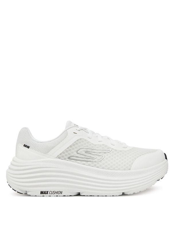 skechers - Skechers Sneakersy Max Cushioning Endea 129470/WBK Biały. Kolor: biały. Materiał: materiał