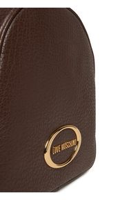 Love Moschino - LOVE MOSCHINO Plecak JC4341PP0NK1431A Brązowy. Kolor: brązowy. Materiał: skóra