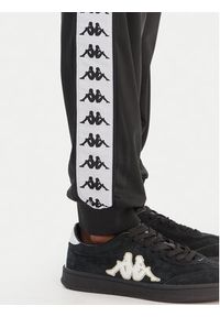 Kappa Spodnie dresowe Banda Wrastoria 303R5K0 Czarny Slim Fit. Kolor: czarny. Materiał: syntetyk #6