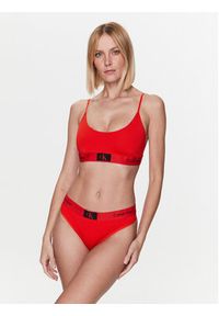 Calvin Klein Underwear Biustonosz top Light Lined 000QF7245E Czerwony. Kolor: czerwony. Materiał: syntetyk