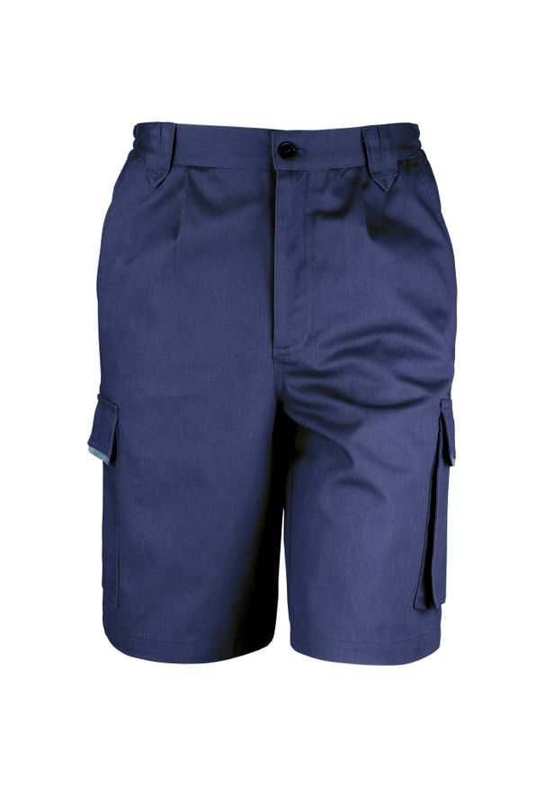 RESULT - Szorty Result Action. Kolor: niebieski. Długość: krótkie. Sezon: lato