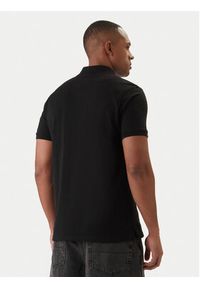 Reebok Polo Breen RK25562CCM Czarny Regular Fit. Typ kołnierza: polo. Kolor: czarny. Materiał: bawełna #6
