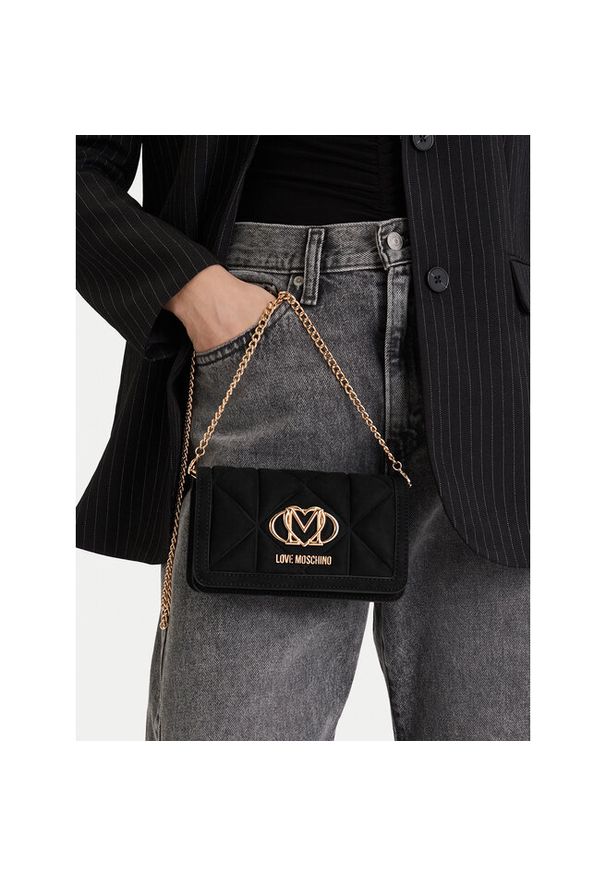 Love Moschino - Torebka LOVE MOSCHINO. Kolor: czarny