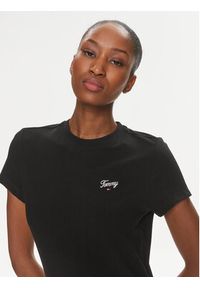 Tommy Jeans Sukienka letnia Script DW0DW17926 Czarny Regular Fit. Kolor: czarny. Materiał: bawełna. Sezon: lato #5
