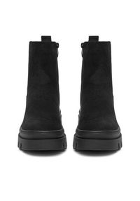 DeeZee Botki HX21069-1A Czarny. Kolor: czarny. Materiał: materiał #3