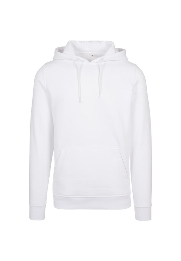 BUILD YOUR BRAND - Organiczna Bluza Z Kapturem Unisex Dla Dorosłych. Typ kołnierza: kaptur. Kolor: biały