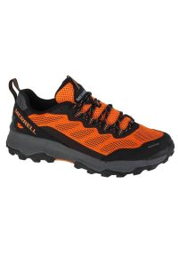 Buty Merrell Speed Strike M J066883 czarne pomarańczowe. Zapięcie: sznurówki. Kolor: wielokolorowy, pomarańczowy, czarny. Materiał: materiał, tkanina, syntetyk. Szerokość cholewki: normalna #4