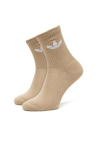 Adidas - adidas Zestaw 6 par wysokich skarpet unisex Trefoil Cushion JY2679 Kolorowy. Materiał: materiał, bawełna. Wzór: kolorowy #9