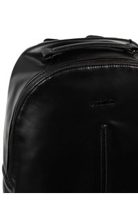 Calvin Klein Plecak "Median Round" | K50K510253 BAX | Mężczyzna | Czarny. Kolor: czarny. Materiał: skóra ekologiczna. Styl: casual, elegancki #5