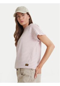 G-Star RAW - G-Star Raw T-Shirt D24512-D979 Fioletowy Regular Fit. Kolor: fioletowy. Materiał: bawełna #6