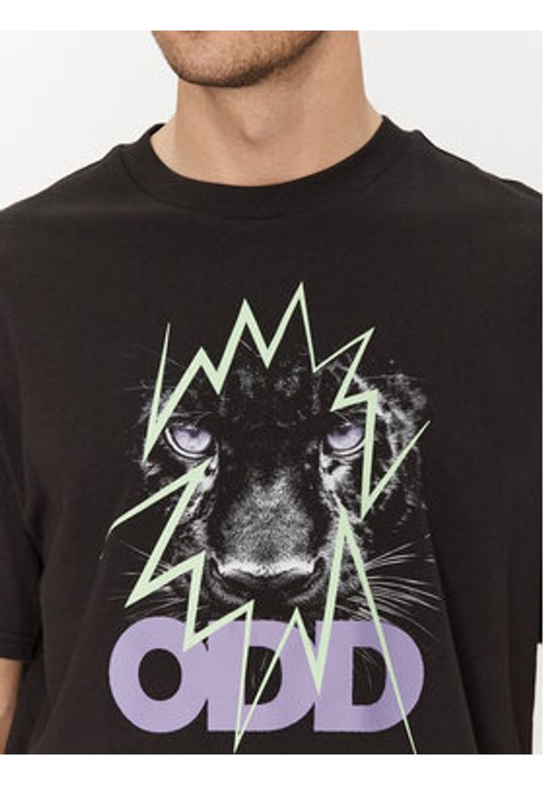 Puma T-Shirt Scoot Purple Lab 631669 Czarny Regular Fit. Kolor: czarny. Materiał: bawełna. Styl: wakacyjny