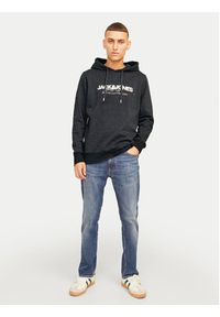 Jack & Jones - Jack&Jones Bluza Alvis 12256848 Czarny Standard Fit. Kolor: czarny. Materiał: bawełna #7