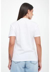 Liu Jo - T-shirt damski z nadrukiem i cyrkoniami LIU JO. Wzór: nadruk #4