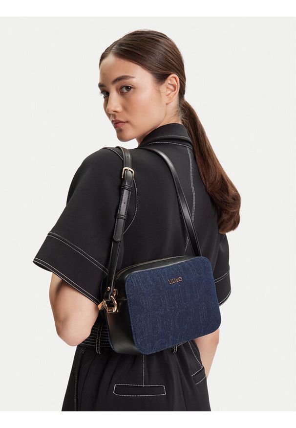 Liu Jo Torebka M camera Case AF5159 D0001 Niebieski. Kolor: niebieski. Materiał: skórzane