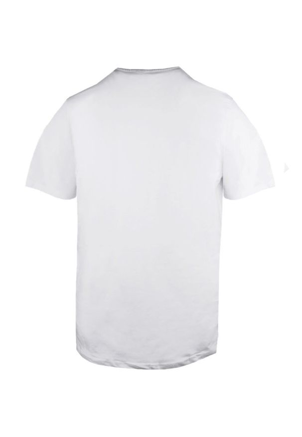 Koszulka Męska (T-Shirt) - Pako Jeans - Biała, Dekolt U-Neck (Okrągły). Okazja: na co dzień. Kolor: biały. Materiał: bawełna. Styl: casual