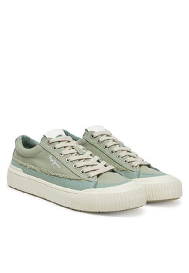 Pepe Jeans Tenisówki Ben Fresh W PLS31589 Zielony. Kolor: zielony. Materiał: materiał