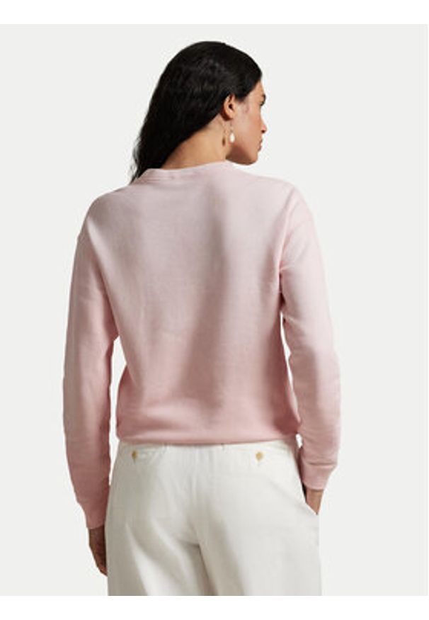 Polo Ralph Lauren Bluza 211935582016 Różowy Regular Fit. Typ kołnierza: polo. Kolor: różowy. Materiał: bawełna