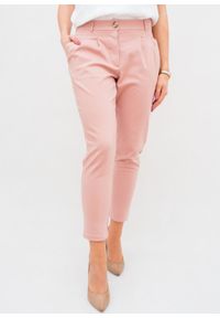 Fanaberia.com - Spodnie Estera pink. Styl: elegancki #1