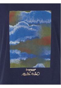 Fransa T-Shirt 20612765 Granatowy Regular Fit. Kolor: niebieski. Materiał: bawełna #7