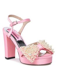 Custommade Sandały Melody Pearl 999623045 Różowy. Kolor: różowy. Materiał: materiał #5