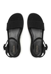 DeeZee Sandały HDXJ220515 Czarny. Kolor: czarny. Materiał: materiał #3