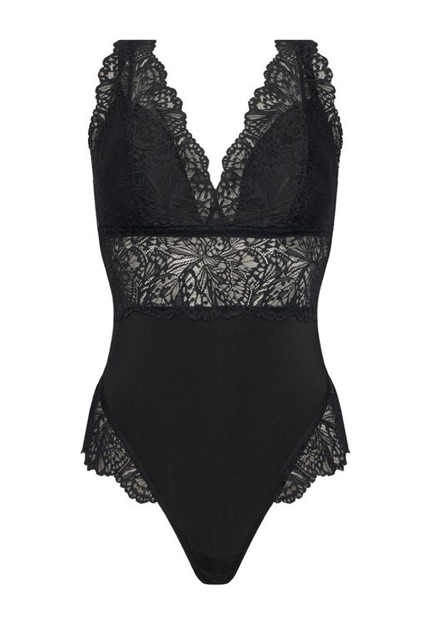 Hunkemöller Body Posie 302452 Czarny. Kolor: czarny. Materiał: syntetyk