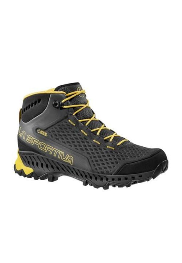 LA SPORTIVA - Buty trekkingowe męskie La Sportiva Stream Gtx. Zapięcie: sznurówki. Kolor: czarny. Materiał: materiał. Szerokość cholewki: normalna