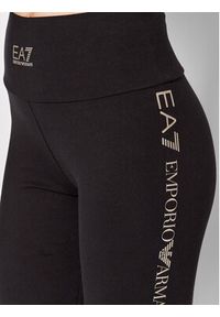 EA7 Emporio Armani Szorty sportowe 3LTS61 TJ01Z 0200 Czarny Slim Fit. Kolor: czarny. Materiał: bawełna